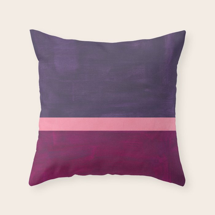 Pink Mauve  Throw Pillow Gallery Image 6