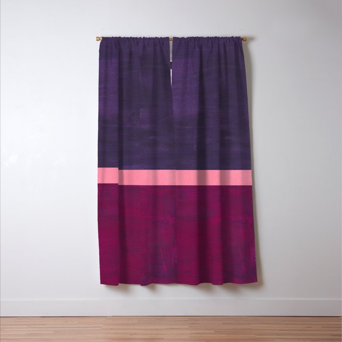 Pink Mauve  Window Curtain Gallery Image 3