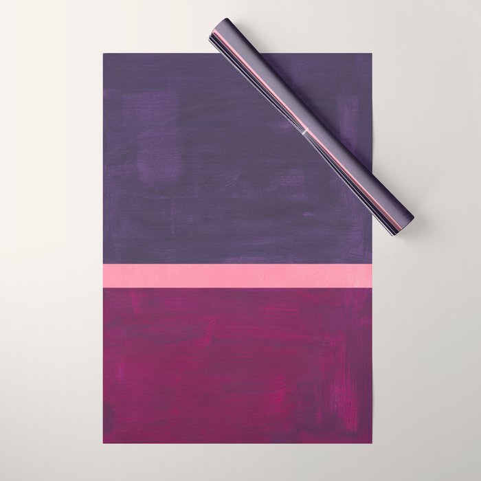 Pink Mauve  Wrapping Paper Gallery Image 1