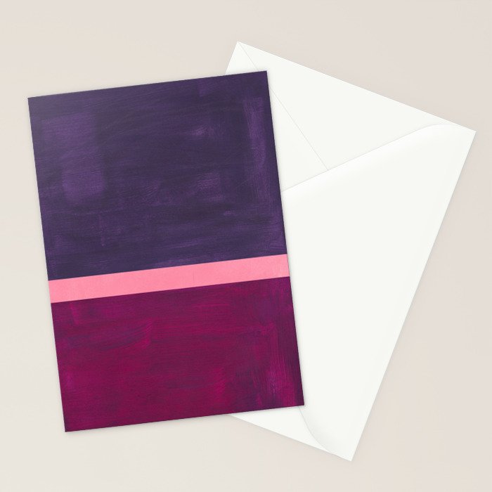 Pink Mauve  Stationery Card Gallery Image 2