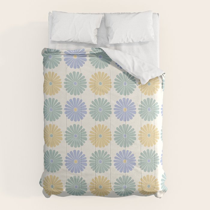 Retro Summer Daisies IV Comforter Gallery Image 1