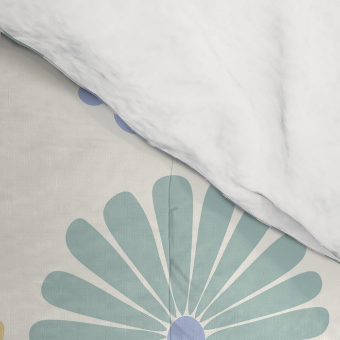 Retro Summer Daisies IV Comforter Gallery Image 4