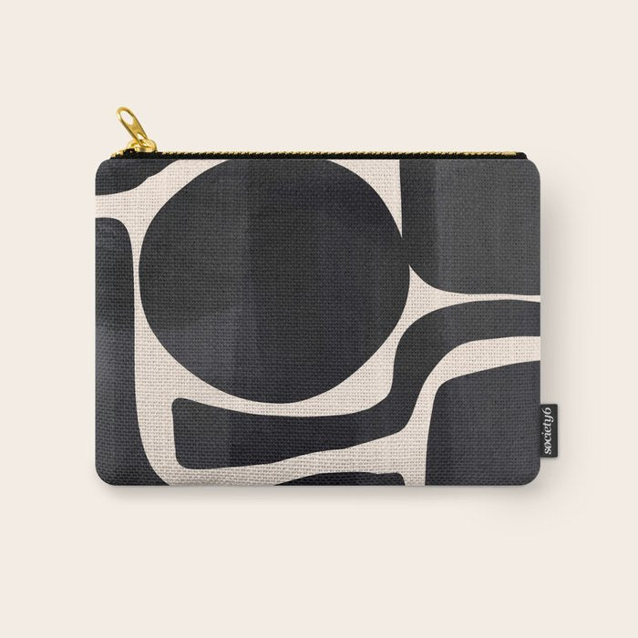Modern Abstract Minimal Shapes 192 Carry All Pouch Gallery Image 1