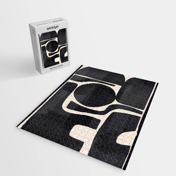 Modern Abstract Minimal Shapes 192 Jigsaw Puzzle Gallery Image 2