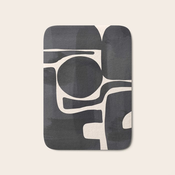 Modern Abstract Minimal Shapes 192 Bath Mat Gallery Image 1