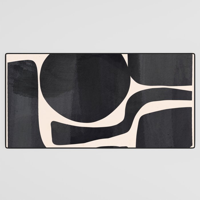 Modern Abstract Minimal Shapes 192 Desk Mat Gallery Image 3