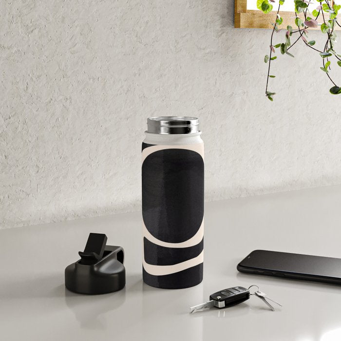 Modern Abstract Minimal Shapes 192 Water Bottle Gallery Image 4