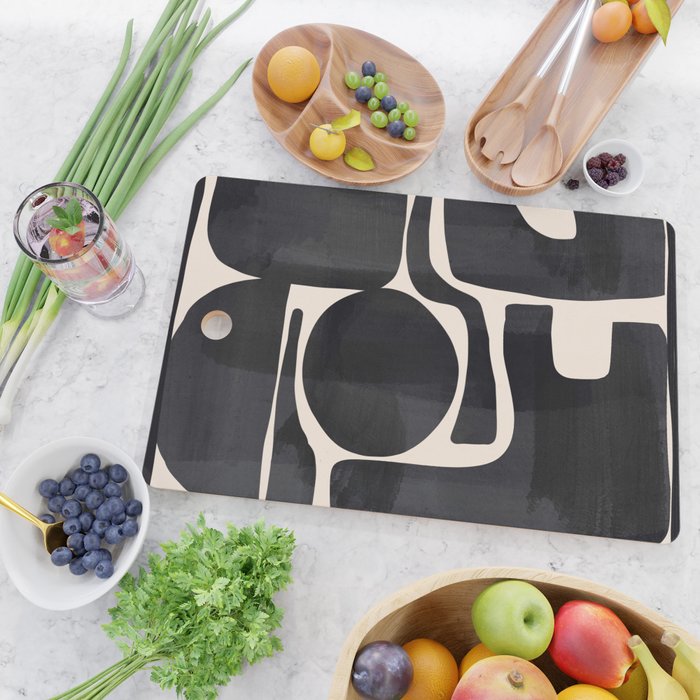 Modern Abstract Minimal Shapes 192 Cutting Board Gallery Image 2