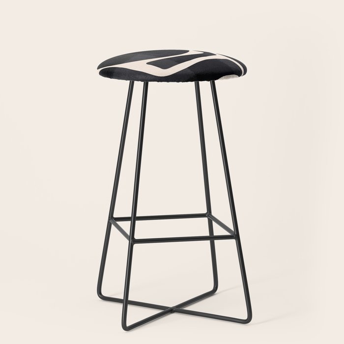 Modern Abstract Minimal Shapes 192 Stool Gallery Image 1