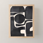 Modern Abstract Minimal Shapes 192 Mini Art Print Gallery Image 1
