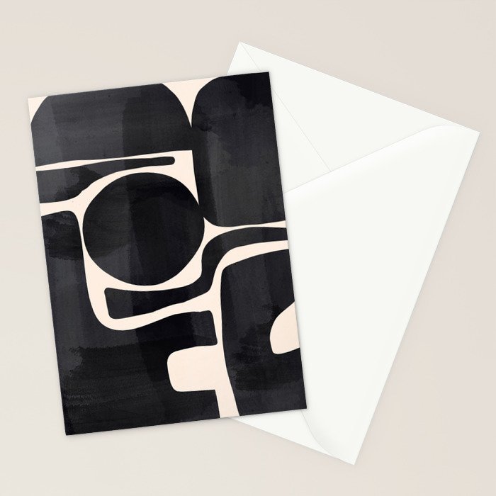Modern Abstract Minimal Shapes 192 Stationery Card Gallery Image 2