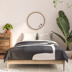 Modern Abstract Minimal Shapes 192 Comforter Gallery Image 3