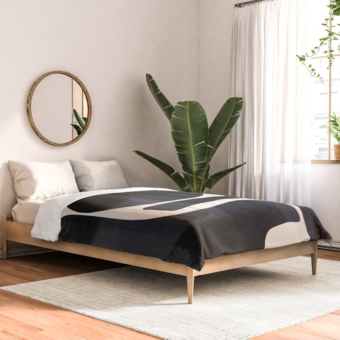 Modern Abstract Minimal Shapes 192 Comforter Gallery Image 2