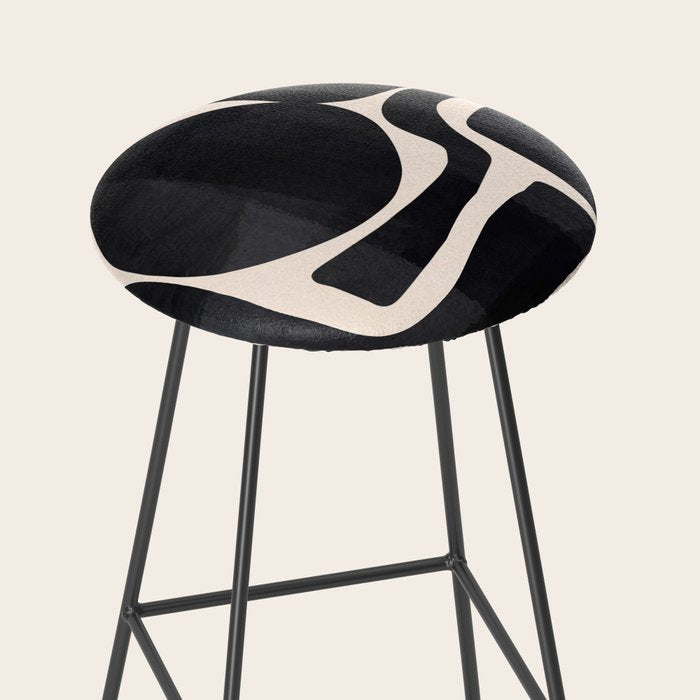 Modern Abstract Minimal Shapes 192 Stool Gallery Image 2