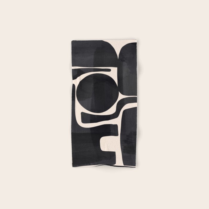 Modern Abstract Minimal Shapes 192 Bath Towel Gallery Image 1