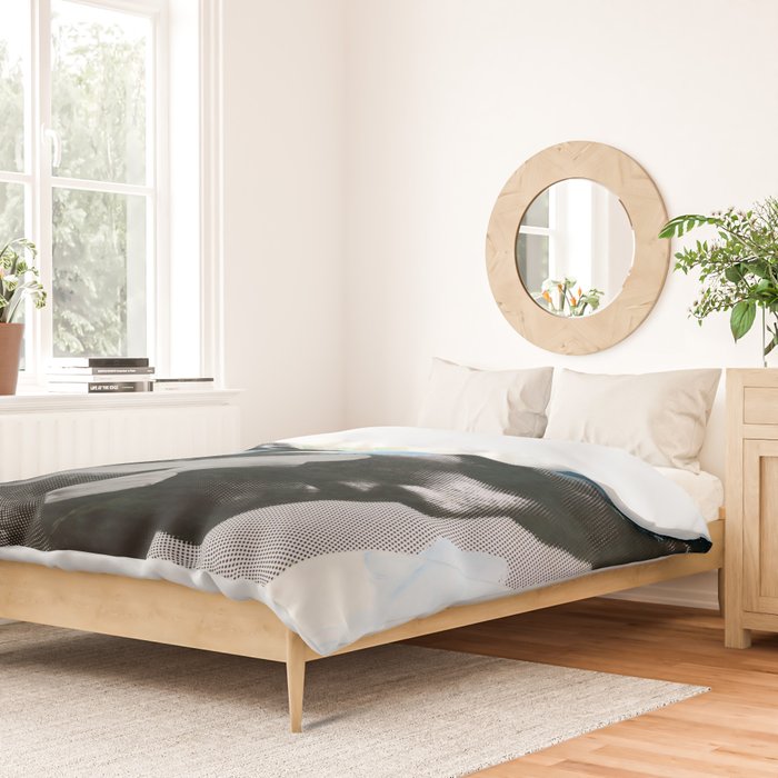 Untitled (Painted Composition 1) Duvet Cover Gallery Image 2