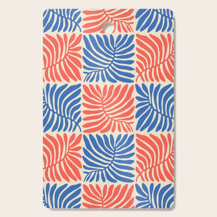 Abstract organic nature plant leaf pattern Cutting Board Gallery Image 1