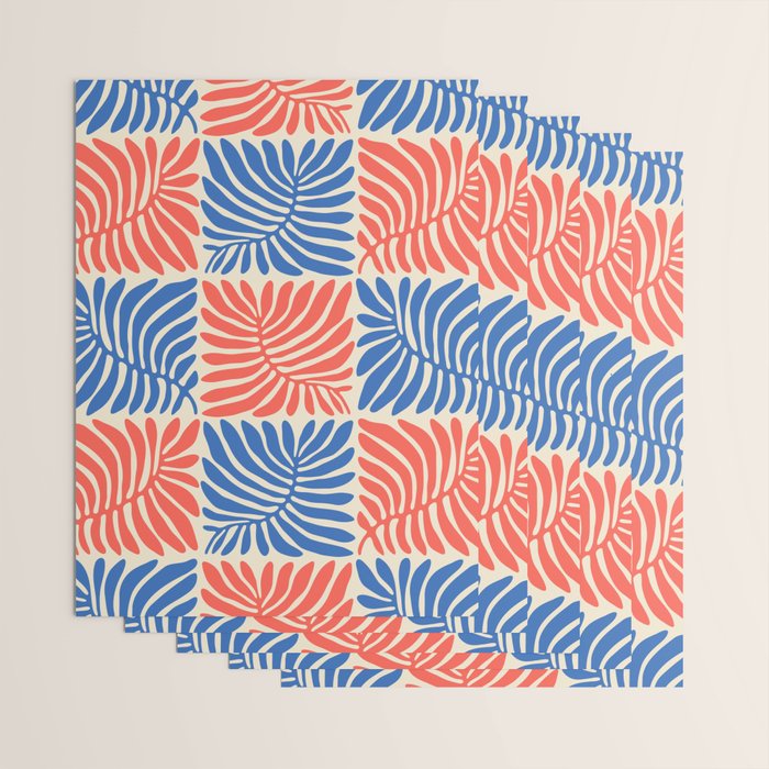 Abstract organic nature plant leaf pattern Wrapping Paper Gallery Image 3