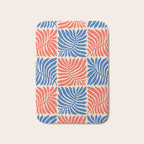 Abstract organic nature plant leaf pattern Bath Mat Gallery Image 1