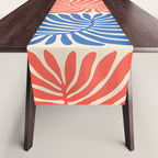 Abstract organic nature plant leaf pattern Table Runner Gallery Image 1