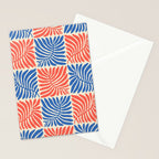 Abstract organic nature plant leaf pattern Stationery Card Gallery Image 2