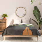 Branches Blooming Black Comforter Gallery Image 3