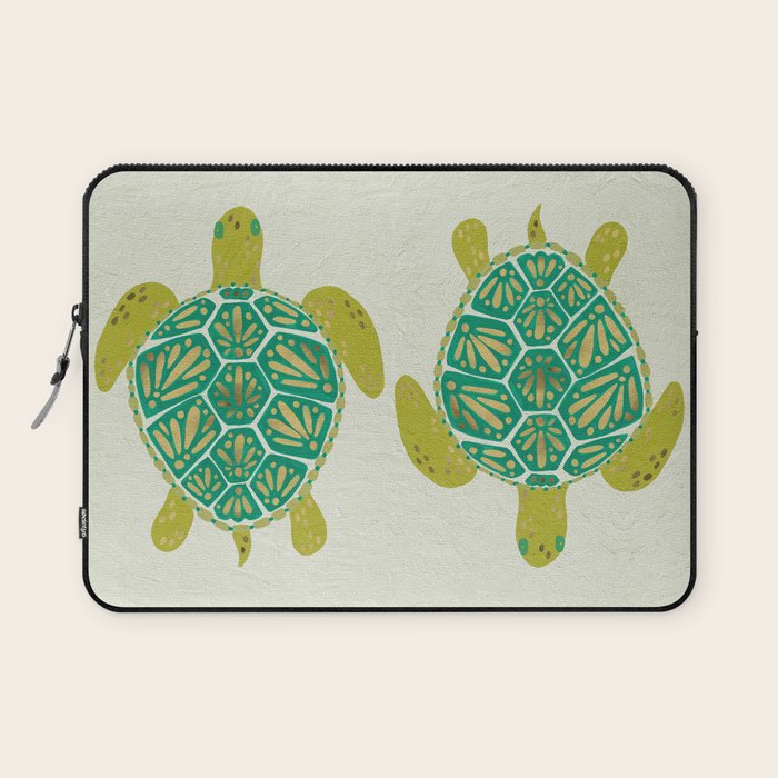 Green Sea Turtle Laptop Sleeve Gallery Image 1