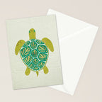 Green Sea Turtle Stationery Card Gallery Image 2