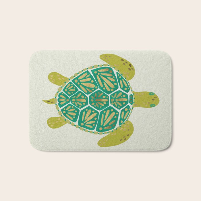 Green Sea Turtle Bath Mat Gallery Image 1