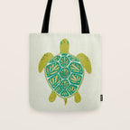 Green Sea Turtle Tote Bag Gallery Image 1