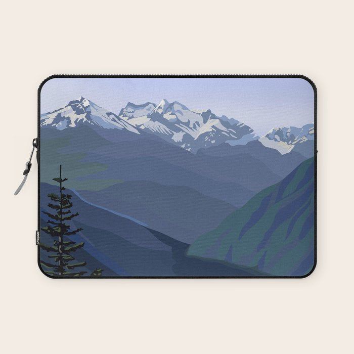 North Cascades National Park, Vintage Laptop Sleeve Gallery Image 1