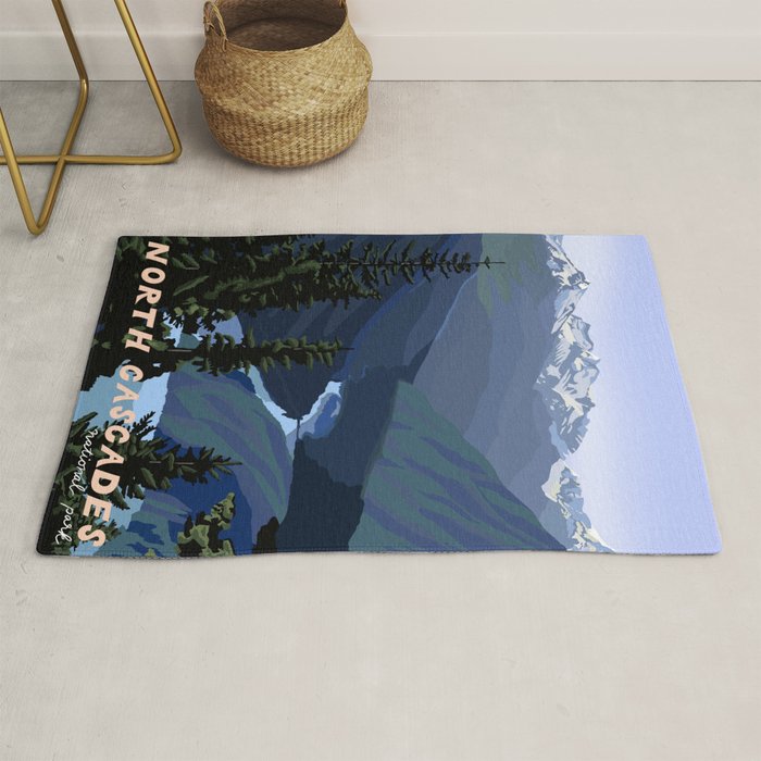 North Cascades National Park, Vintage Rug Gallery Image 1