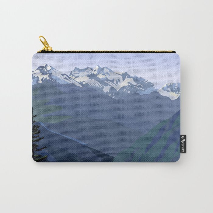 North Cascades National Park, Vintage Carry All Pouch Gallery Image 1