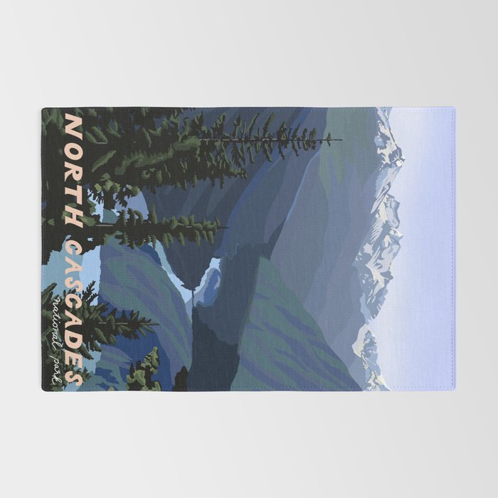 North Cascades National Park, Vintage Rug Gallery Image 2