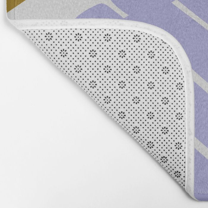 GONE FOR A WALK VIOLET Bath Mat Gallery Image 2