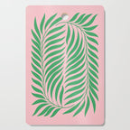 Two Ferns: Azalea & Ocean Green Cutting Board Gallery Image 1
