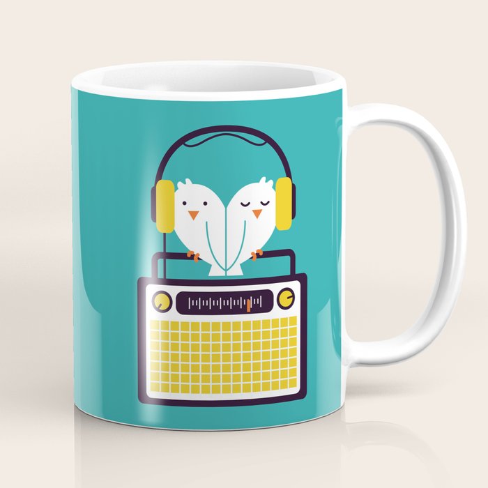 Radio Mode Love Coffee Mug Gallery Image 1