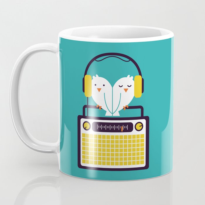 Radio Mode Love Coffee Mug Gallery Image 3