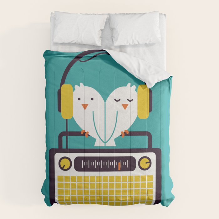 Radio Mode Love Comforter Gallery Image 1