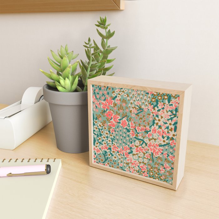 BENGAL KUMA FLORAL Mini Art Print Gallery Image 2