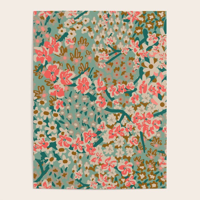 BENGAL KUMA FLORAL Poster Gallery Image 4