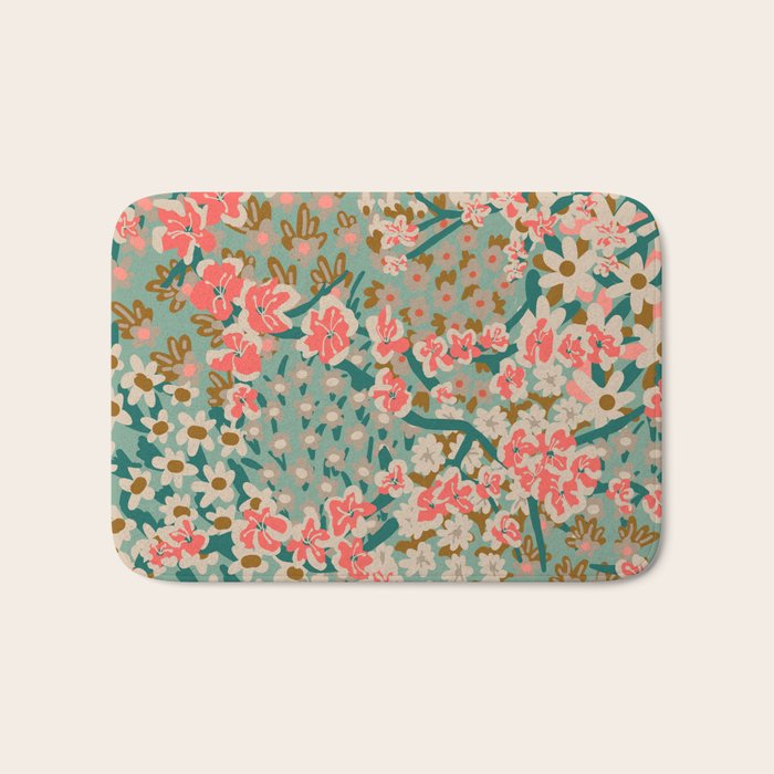 BENGAL KUMA FLORAL Bath Mat Gallery Image 1