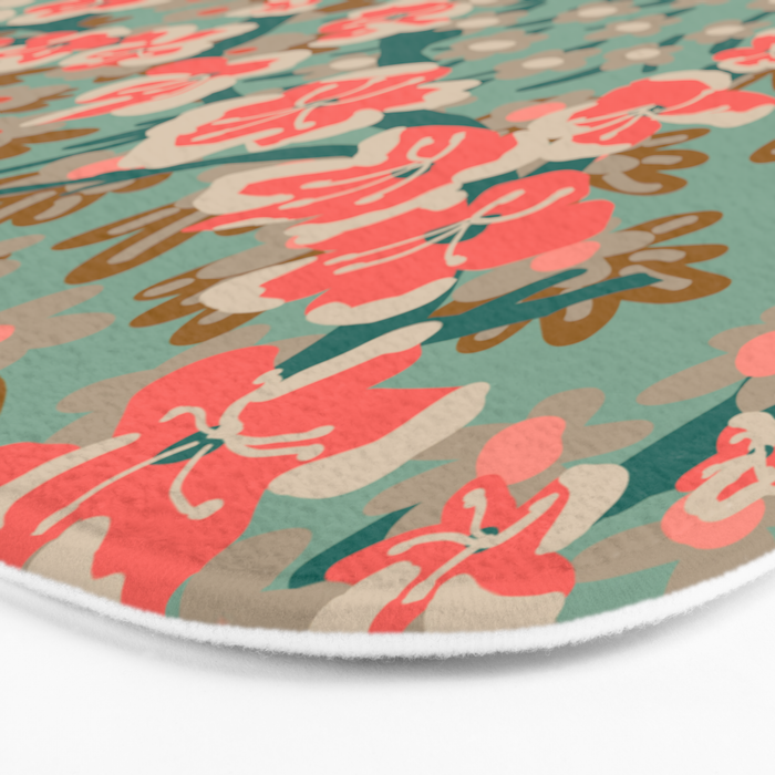 BENGAL KUMA FLORAL Bath Mat Gallery Image 3