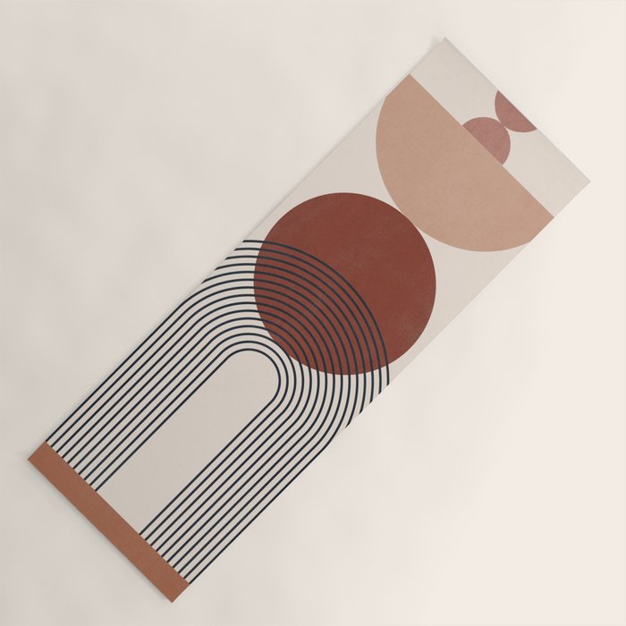 Minimal Geometric Shapes 151 Yoga Mat Gallery Image 1