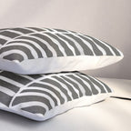 Herringbone - Black & White Pillow Sham Gallery Image 3