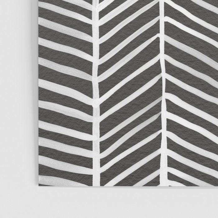 Herringbone - Black & White Poster Gallery Image 3