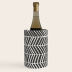 Herringbone - Black & White Wine Chiller Gallery Image 3
