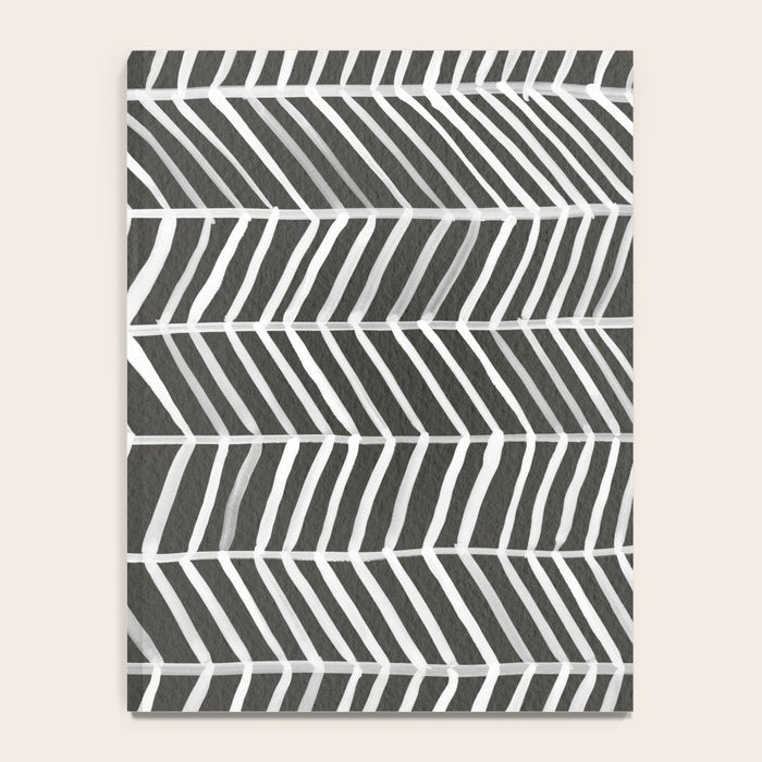 Herringbone - Black & White Notebook Gallery Image 4