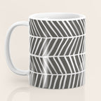 Herringbone - Black & White Coffee Mug Gallery Image 3