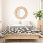 Herringbone - Black & White Duvet Cover Gallery Image 3
